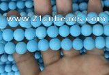 CMJ838 15.5 inches 10mm round matte Mashan jade beads wholesale