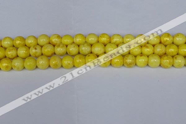 CMJ907 15.5 inches 8mm round Mashan jade beads wholesale