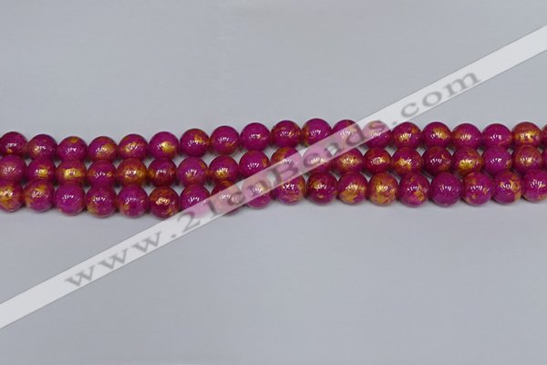 CMJ926 15.5 inches 6mm round Mashan jade beads wholesale