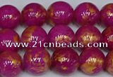 CMJ927 15.5 inches 8mm round Mashan jade beads wholesale