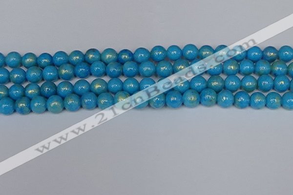 CMJ951 15.5 inches 6mm round Mashan jade beads wholesale