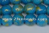 CMJ952 15.5 inches 8mm round Mashan jade beads wholesale