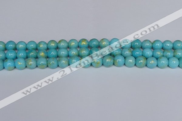 CMJ966 15.5 inches 6mm round Mashan jade beads wholesale