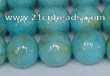 CMJ968 15.5 inches 10mm round Mashan jade beads wholesale