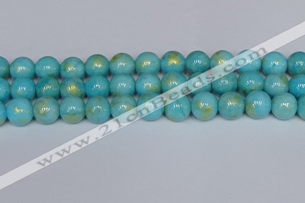 CMJ969 15.5 inches 12mm round Mashan jade beads wholesale