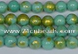 CMJ970 15.5 inches 4mm round Mashan jade beads wholesale