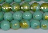 CMJ971 15.5 inches 6mm round Mashan jade beads wholesale