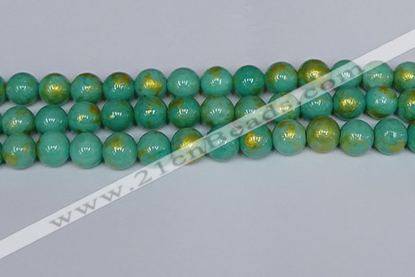 CMJ974 15.5 inches 12mm round Mashan jade beads wholesale