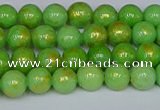 CMJ975 15.5 inches 4mm round Mashan jade beads wholesale