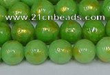 CMJ976 15.5 inches 6mm round Mashan jade beads wholesale