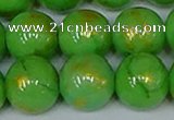 CMJ978 15.5 inches 10mm round Mashan jade beads wholesale