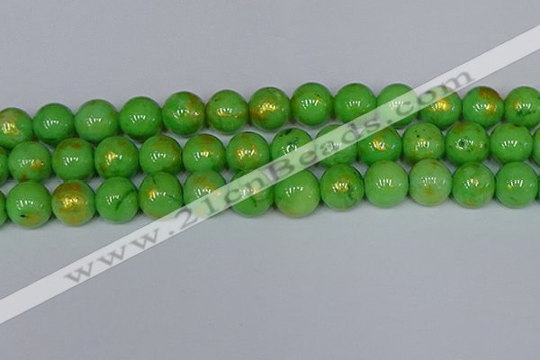 CMJ978 15.5 inches 10mm round Mashan jade beads wholesale