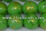 CMJ979 15.5 inches 12mm round Mashan jade beads wholesale