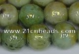 CMJ984 15.5 inches 12mm round Mashan jade beads wholesale