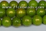 CMJ986 15.5 inches 6mm round Mashan jade beads wholesale