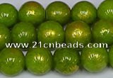 CMJ987 15.5 inches 8mm round Mashan jade beads wholesale