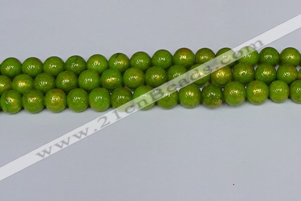 CMJ988 15.5 inches 10mm round Mashan jade beads wholesale