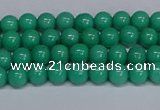 CMJ99 15.5 inches 4mm round Mashan jade beads wholesale