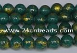 CMJ990 15.5 inches 4mm round Mashan jade beads wholesale