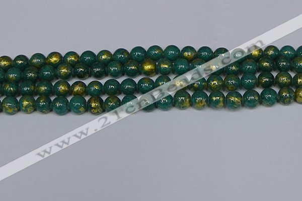 CMJ991 15.5 inches 6mm round Mashan jade beads wholesale