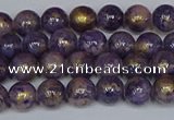 CMJ995 15.5 inches 4mm round Mashan jade beads wholesale