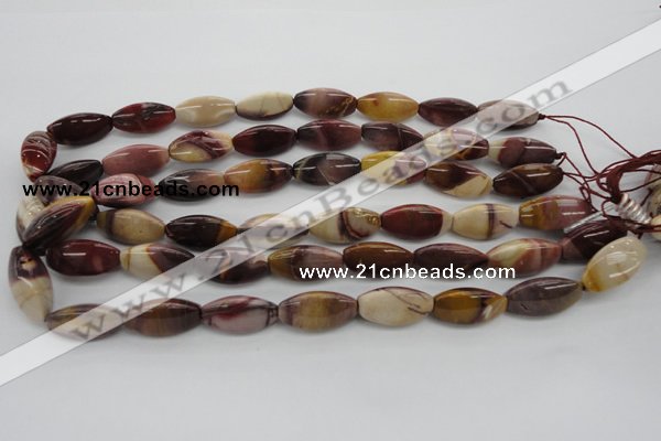 CMK106 15.5 inches 11*22mm trihedron mookaite beads wholesale