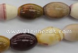 CMK128 15.5 inches 13*18mm rice mookaite beads wholesale