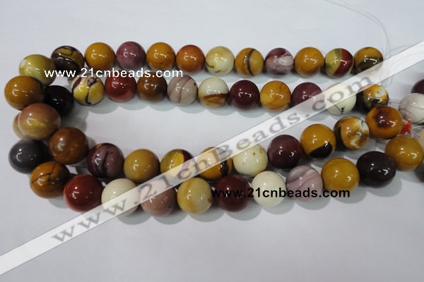 CMK207 15.5 inches 16mm round mookaite gemstone beads wholesale