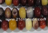 CMK222 15.5 inches 8*12mm rondelle mookaite gemstone beads