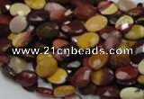 CMK23 15.5 inches 10*14mm faceted oval mookaite beads wholesale