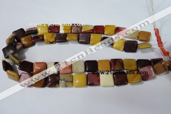 CMK271 15.5 inches 15*15mm square mookaite gemstone beads