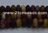 CMK300 15.5 inches 4*6mm rondelle matte mookaite beads wholesale