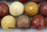 CMK372 15 inches 8mm faceted round mookaite gemstone beads