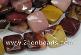 CMK42 15.5 inches 15*15mm faceted square mookaite beads wholesale