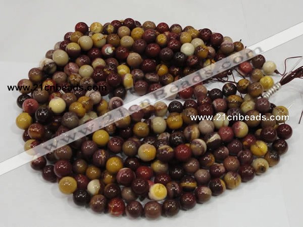 CMK58 15.5 inches 8mm round mookaite gemstone beads wholesale