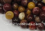 CMK59 15.5 inches 10mm round mookaite gemstone beads wholesale