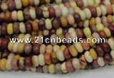 CMK62 15.5 inches 3*6mm rondelle mookaite gemstone beads wholesale