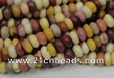 CMK63 15.5 inches 4*8mm rondelle mookaite gemstone beads wholesale