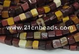 CMK68 15.5 inches 4*4mm cube mookaite gemstone beads wholesale