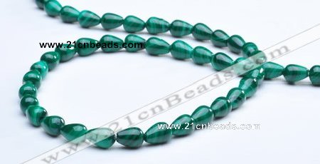 CMN09 A grade 5*7mm teardrop natural malachite beads Wholesale