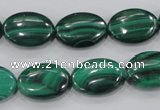 CMN103 15.5 inches 12*16mm oval natural malachite beads wholesale