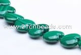 CMN115 15.5 inches 12*12mm heart natural malachite beads