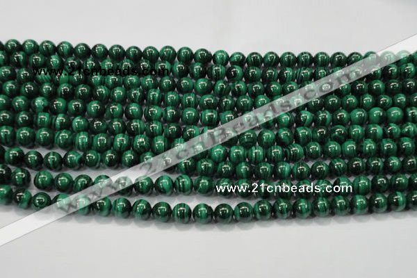 CMN150 AA grade 6mm round natural malachite beads Wholesale