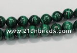 CMN151 AA grade 8mm round natural malachite beads Wholesale