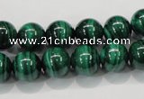 CMN154 AA grade 14mm round natural malachite beads Wholesale