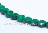 CMN18 A grade 3*6mm heart natural malachite beads Wholesale