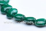 CMN19 A grade 4*8mm heart natural malachite beads Wholesale