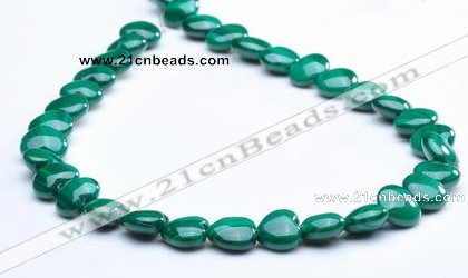 CMN19 A grade 4*8mm heart natural malachite beads Wholesale