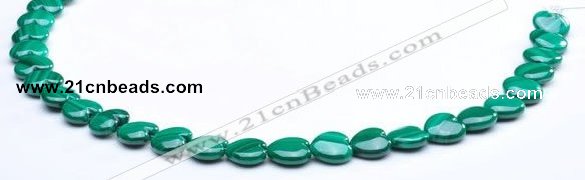 CMN20 A grade 4*10mm heart natural malachite beads Wholesale