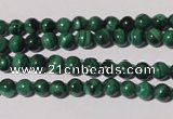 CMN202 15.5 inches 4mm round natural malachite beads wholesale